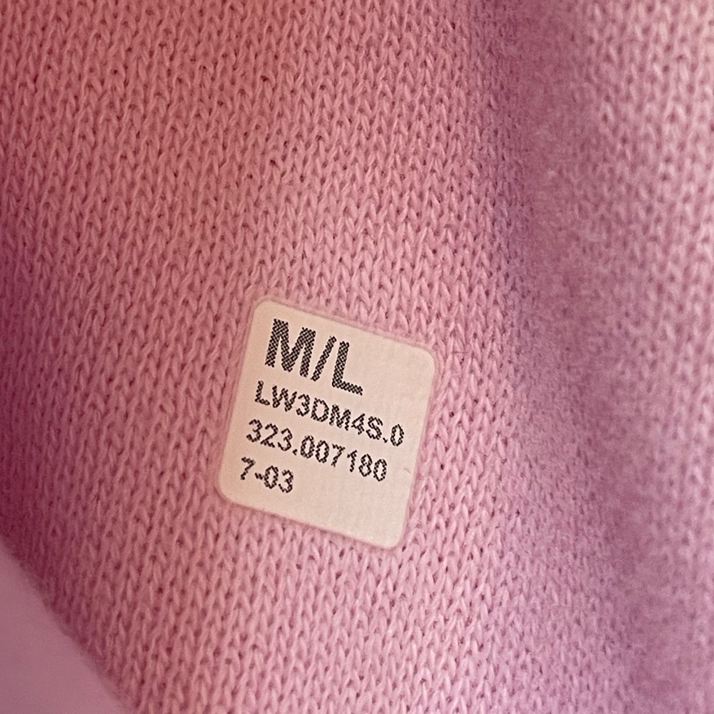 NWT Lululemon scuba oversized half zip hoodie meadowsweet pink M/L new (read) - Picture 11 of 12